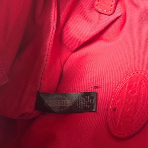 Fossil Preston Satchel – Hot Pink Leather – Crossbody/Shoulder – Excellent Condi - Picture 7 of 10